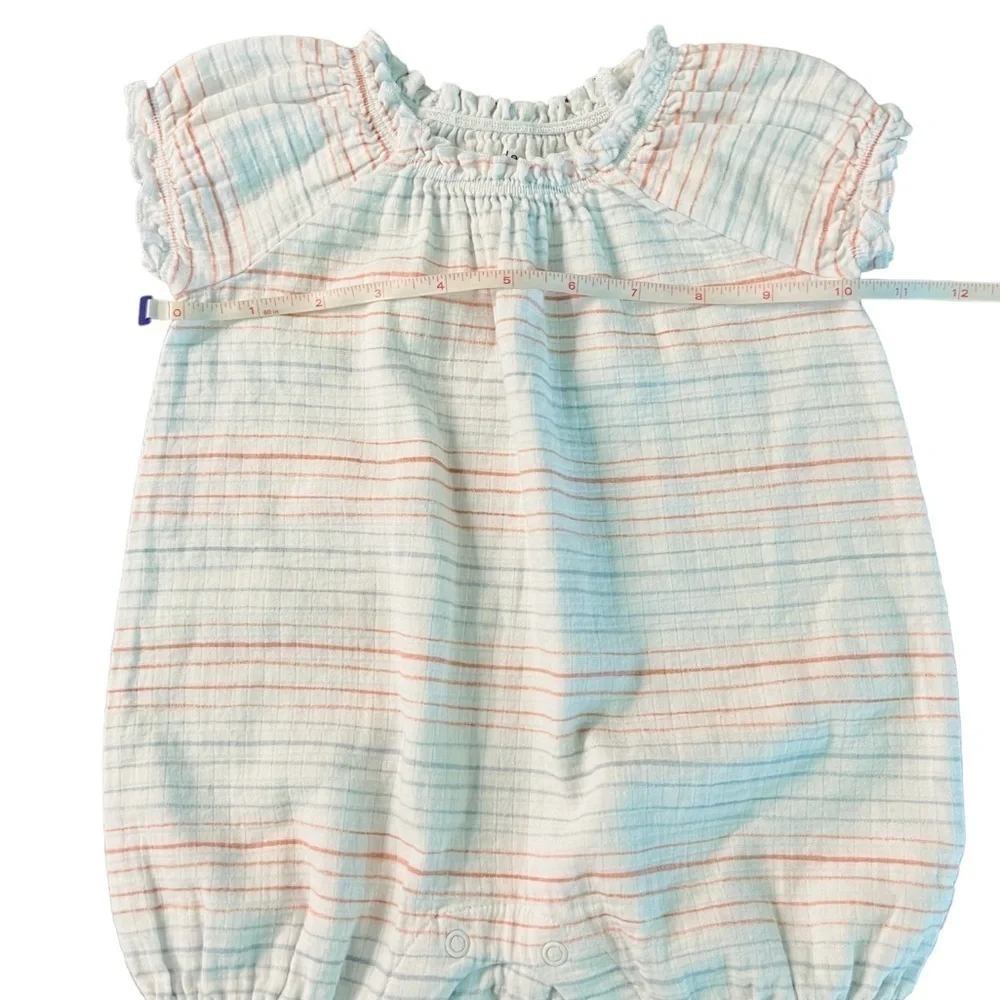 ADEN + ANAIS BABY GIRL SWEET STRIPED ONSIE SIZE 0-3 MONTHS